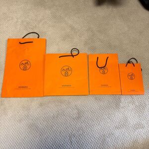 4 Hermes Paper Shopping bags